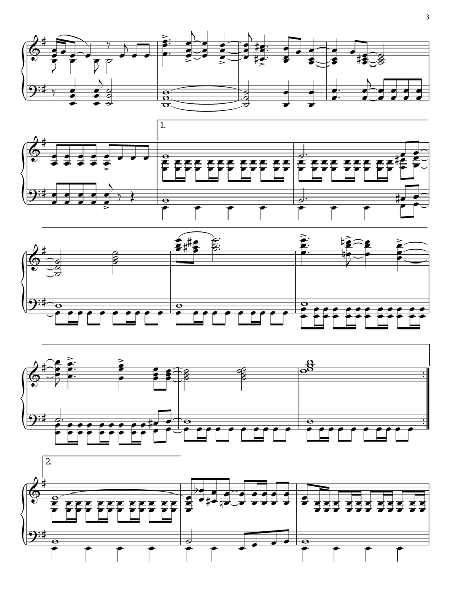 Barracuda Piano Solo scores gallery preview page 3
