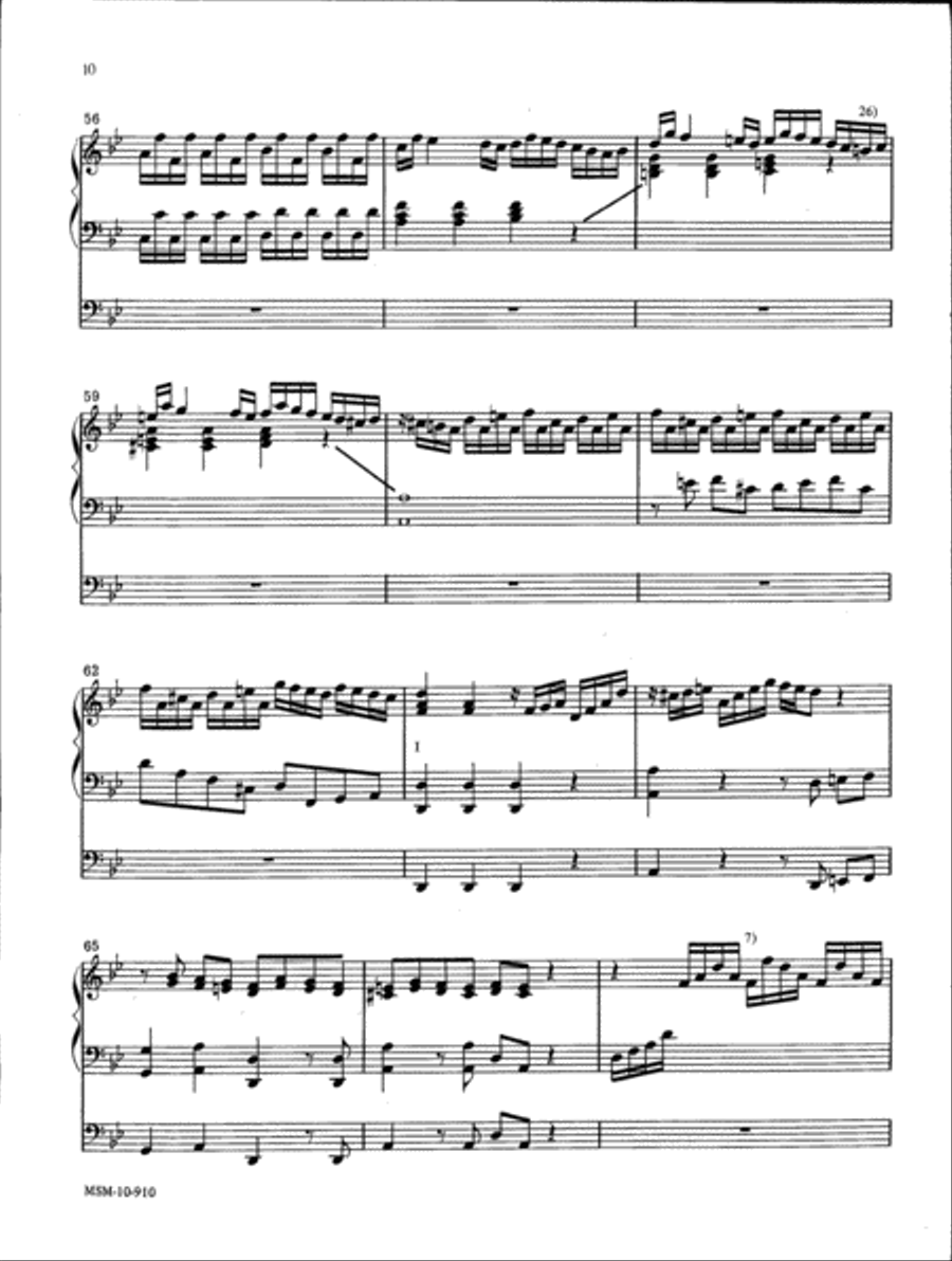 Concerto in G Minor Organ scores gallery preview page 4
