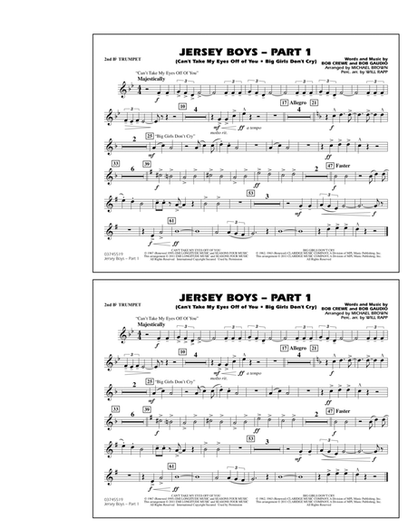 Jersey Boys: Part 1 - 2nd Bb Trumpet