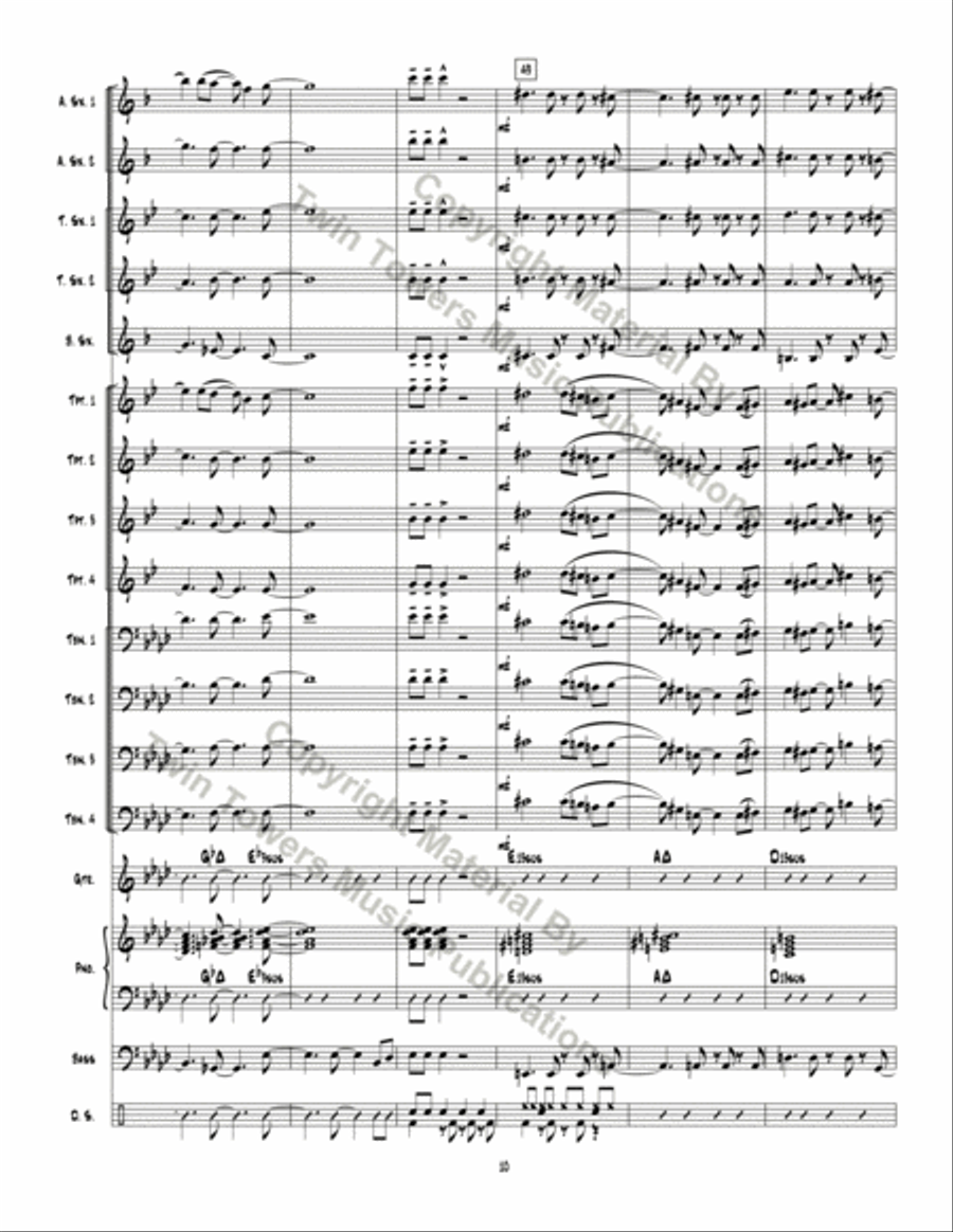 Optimistic Toasters Jazz Ensemble scores gallery preview page 11