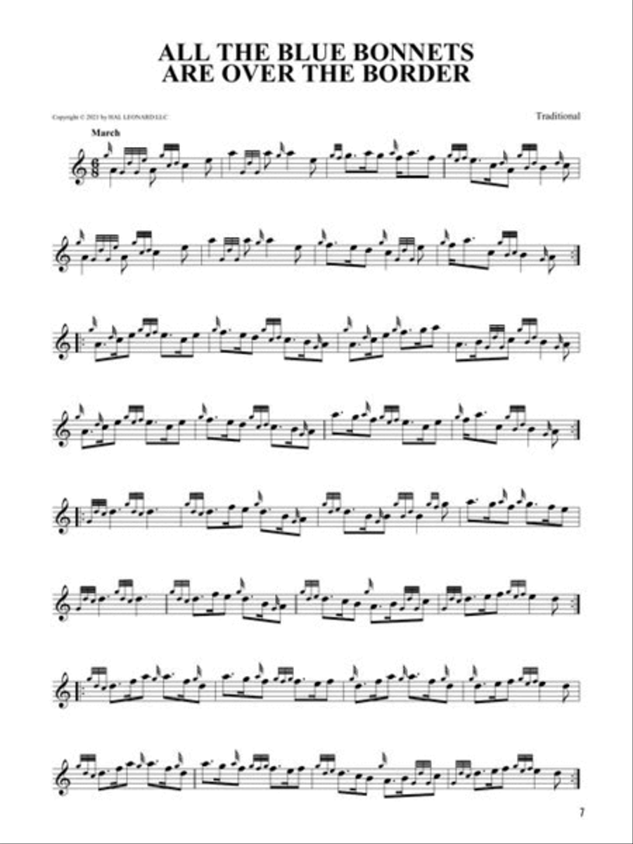 Hal Leonard Bagpipe Tune Book Bagpipe scores gallery preview page 7