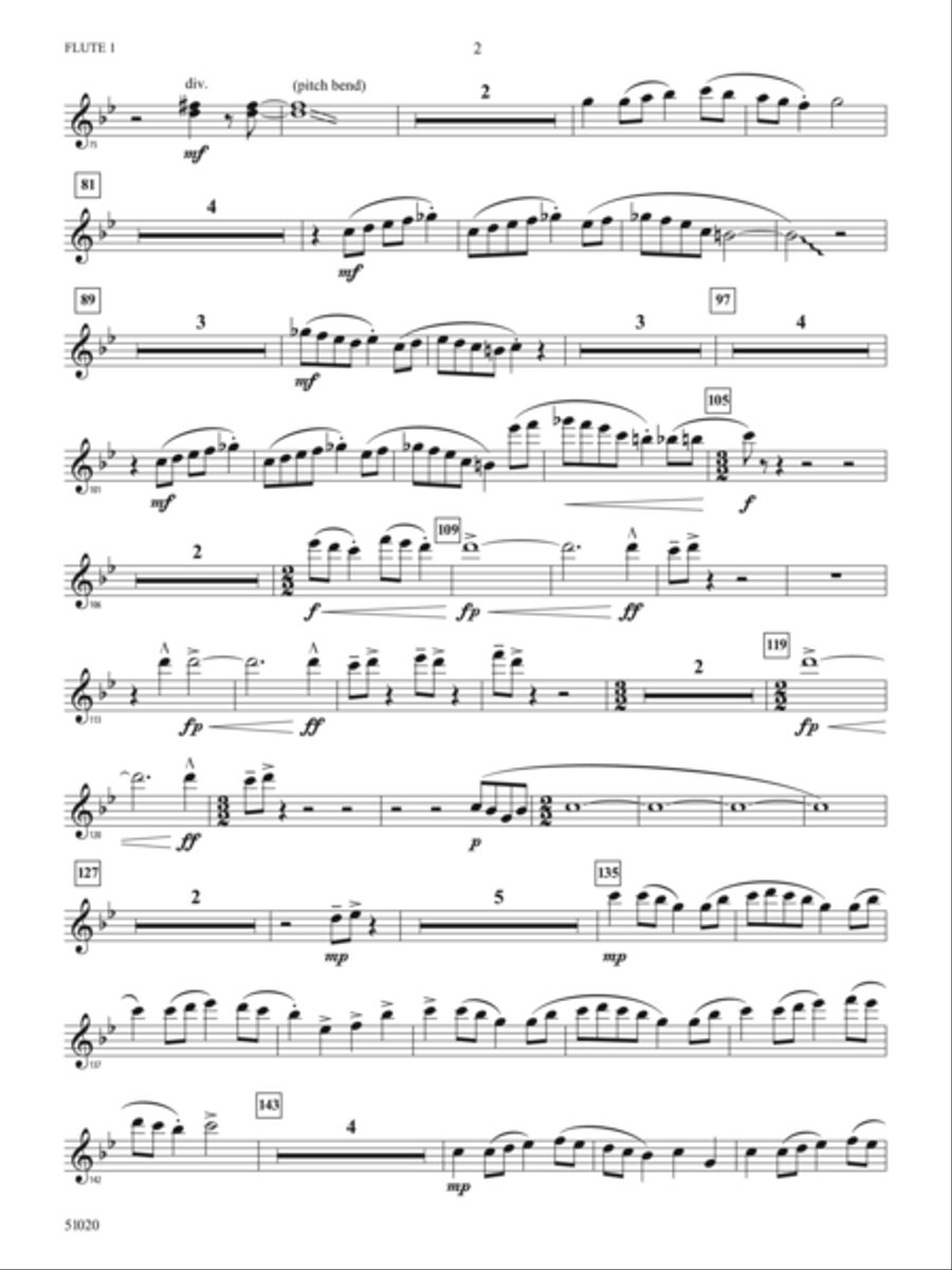 Rail Riffs: Flute Concert Band scores gallery preview page 2