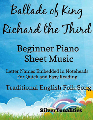 Book cover for Ballade of King Richard the Third Beginner Piano Sheet Music