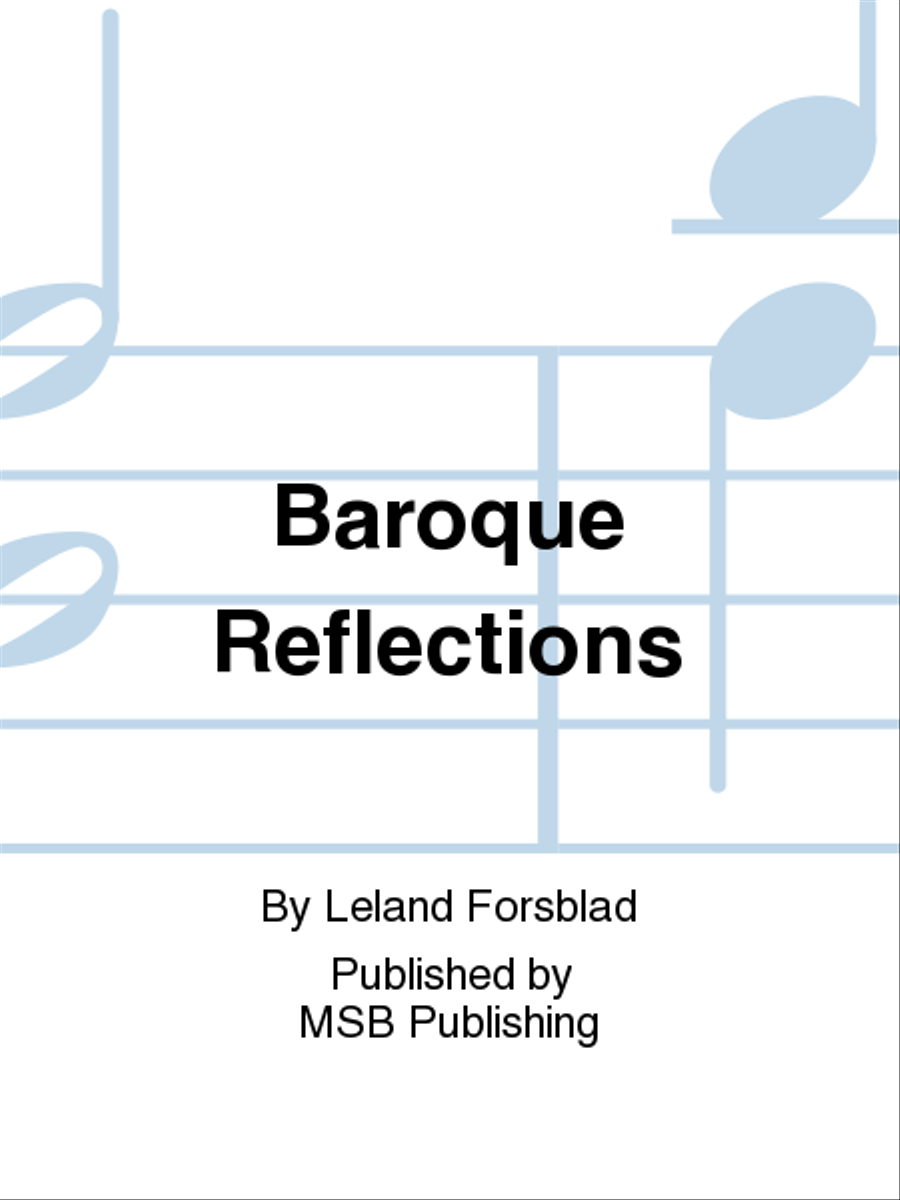 Baroque Reflections Concert Band scores gallery preview page 1