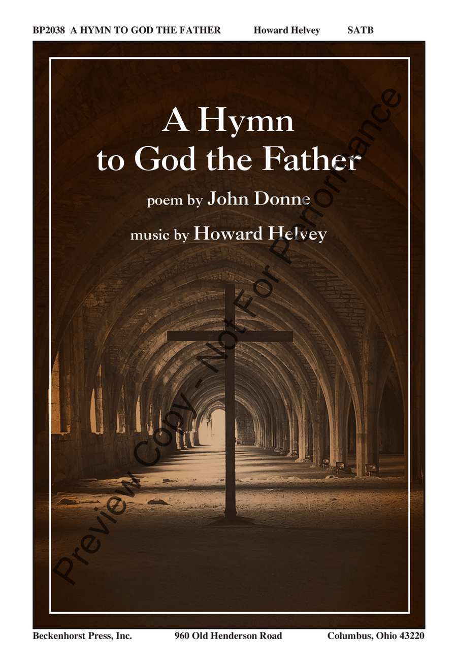 A Hymn to God the Father - Helvey 4-Part scores gallery preview page 2