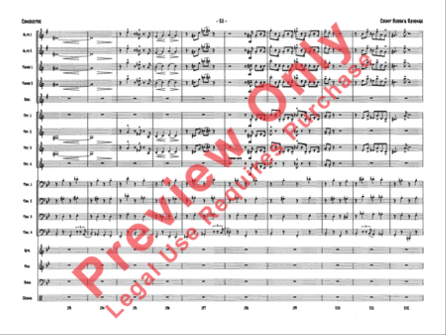 Count Bubba's Revenge Jazz Ensemble scores gallery preview page 22