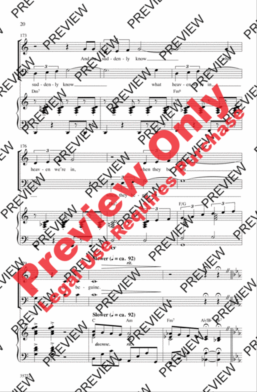 Let's Fall in Love 3-Part scores gallery preview page 20