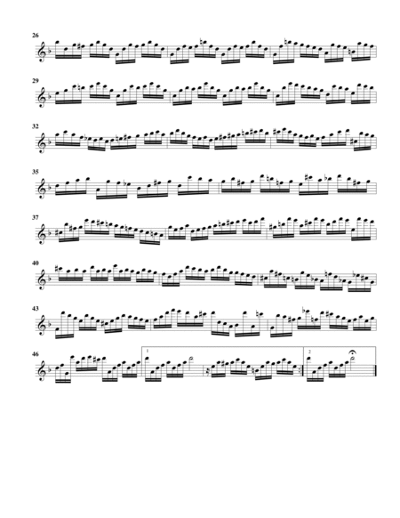Partita, BWV 1013 (arrangement for alto recorder in F (Version in D minor))
