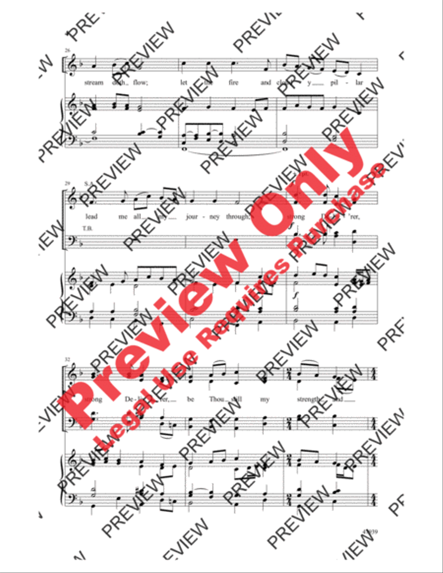 O, Thou Great Jehovah O, Thou Great Jehovah 4-Part scores gallery preview page 5