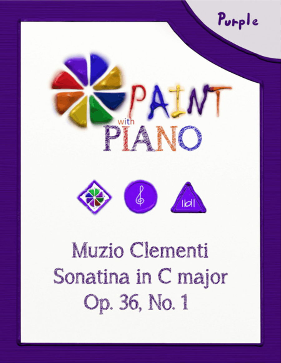 Clementi Sonatina No. 1, Op. 36 (easy to read edition) Piano Method scores gallery preview page 1