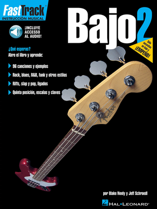 Book cover for FastTrack Bass Method 2 – Spanish Edition