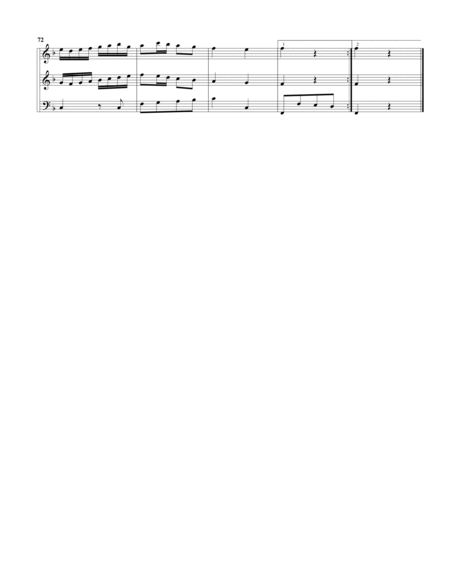 Trio sonata QV 2: 8 (arrangement for 3 recorders)