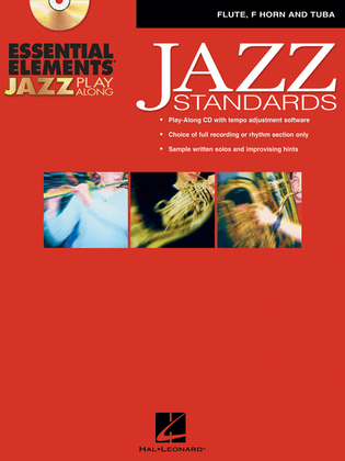 Book cover for Essential Elements Jazz Play-Along – Jazz Standards