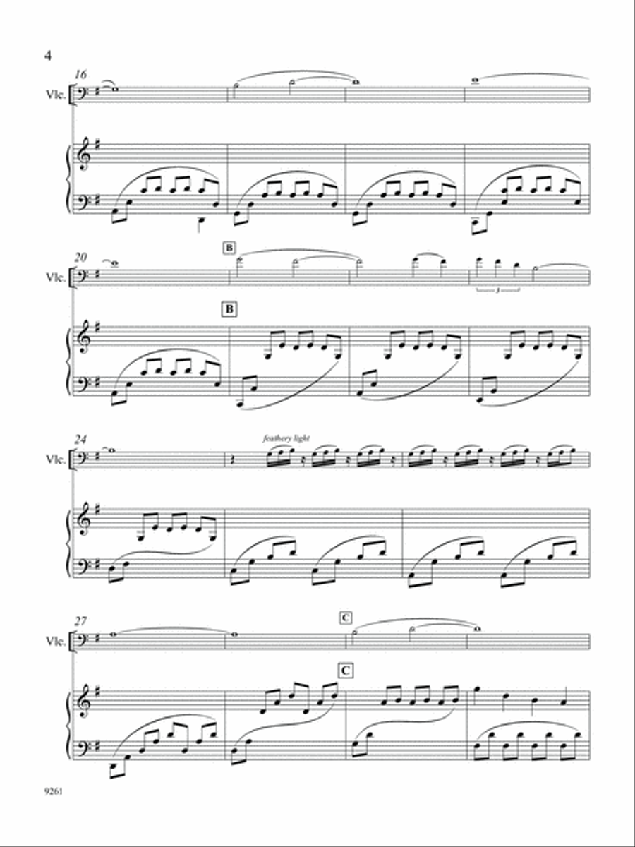 As the Falling Light Piano Accompaniment scores gallery preview page 4