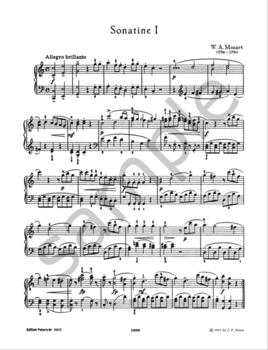 Six Viennese Sonatinas (Based on Divertimentos for 2 Clarinets and Bassoon) Bassoon scores gallery preview page 3