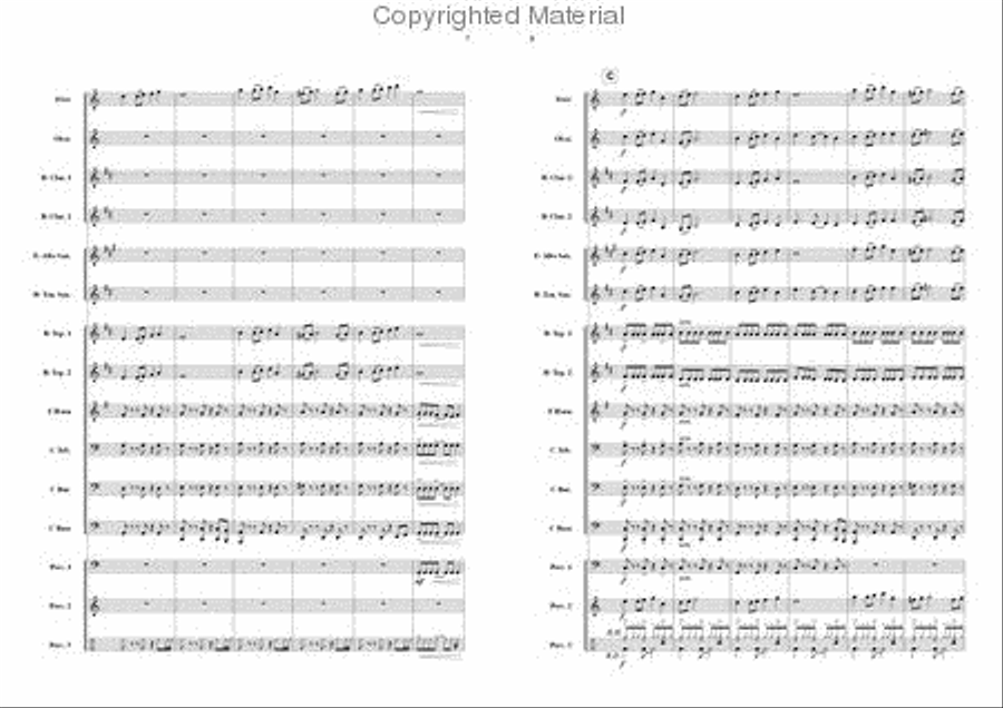 Olympic Dream Concert Band scores gallery preview page 4