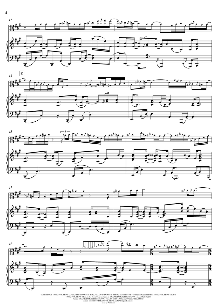 Goodness Of God Goodness Of God Viola scores gallery preview page 4
