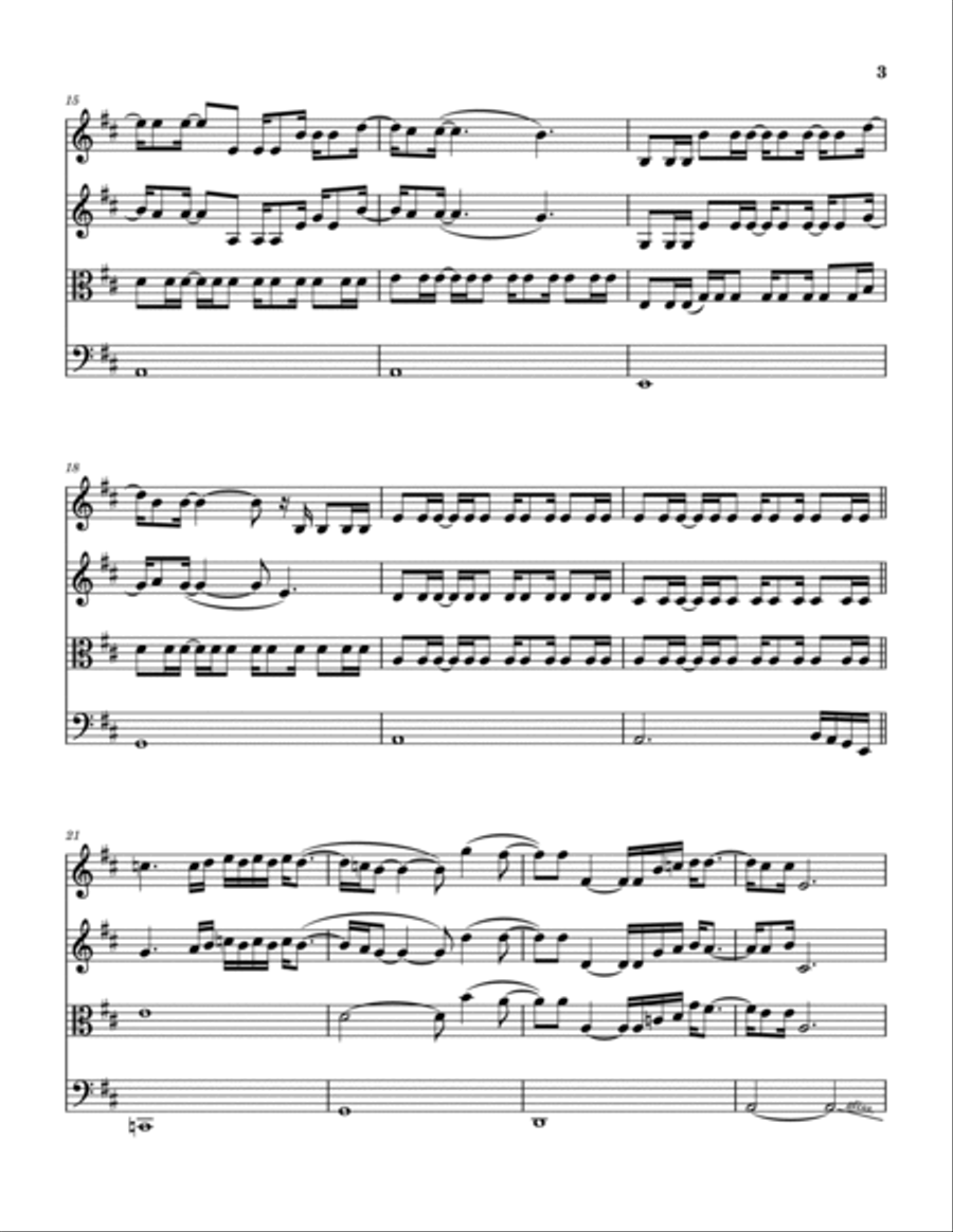 Crazy Crazy String Quartet scores gallery preview page 4
