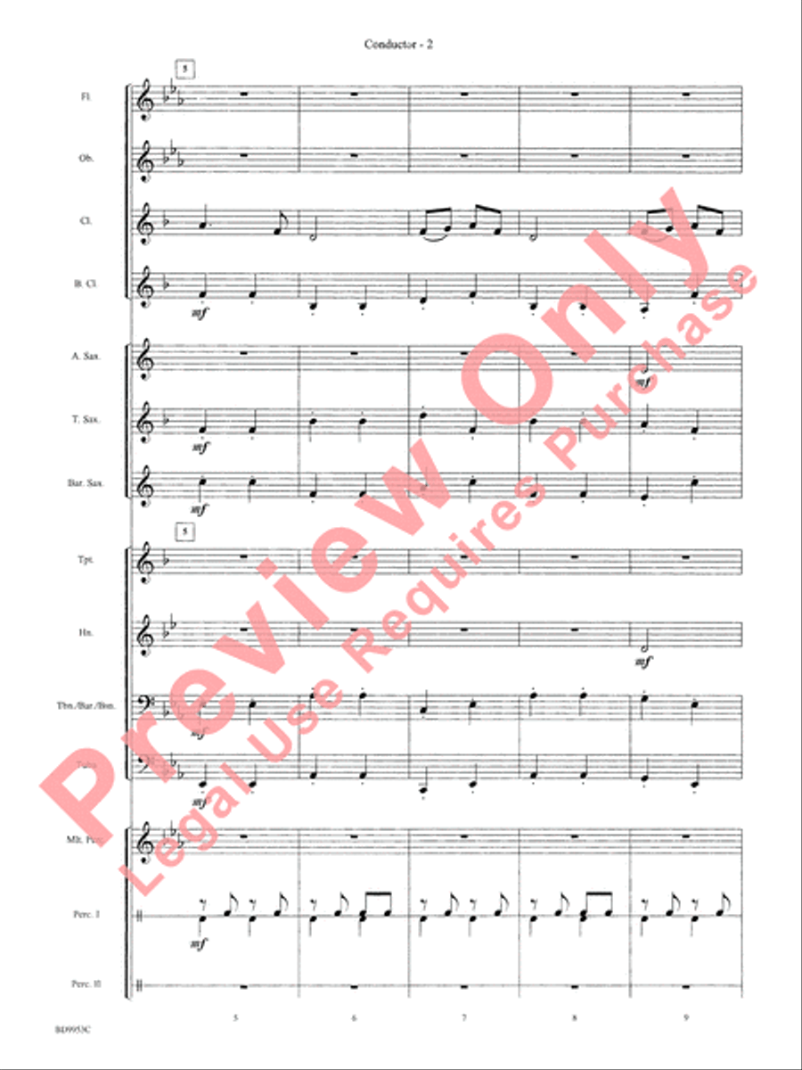 Manhattan Beach Manhattan Beach Concert Band scores gallery preview page 4