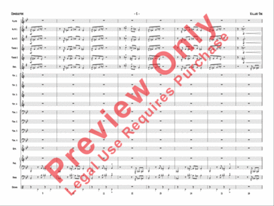 Cool Joe, Mean Joe (Killer Joe) Jazz Ensemble scores gallery preview page 5