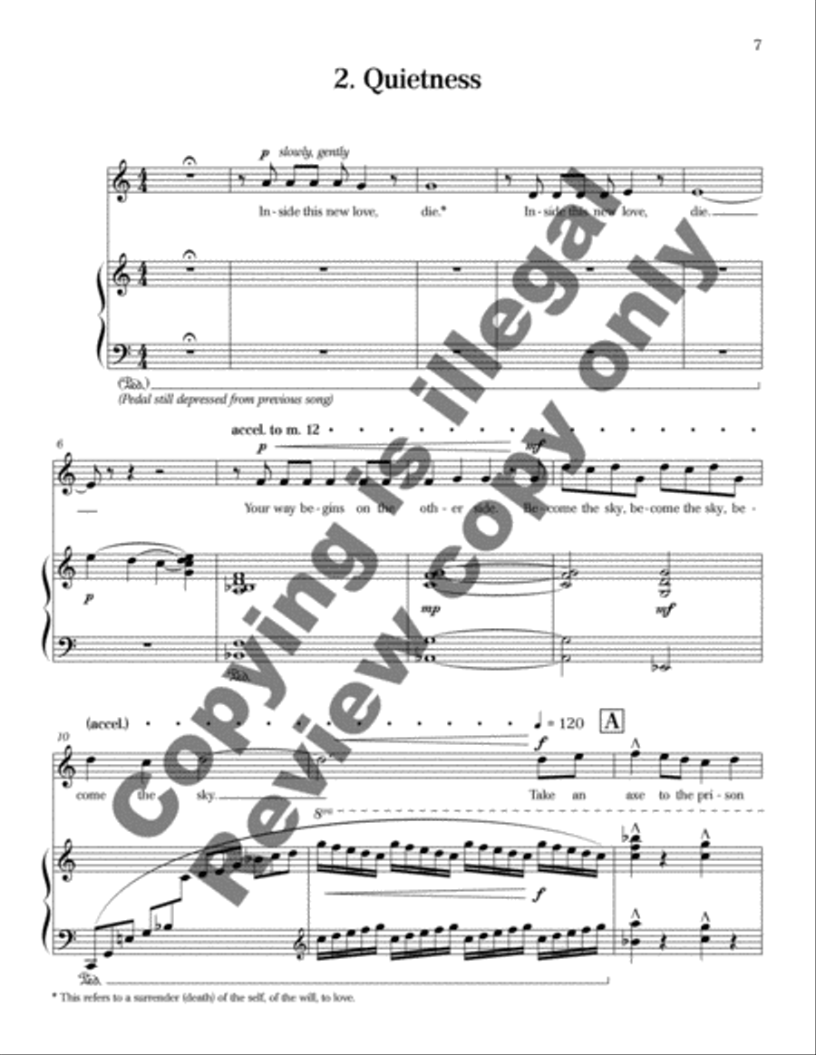 The Sun is Love High Voice scores gallery preview page 18