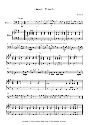 Grand March (Aida) - Giuseppe Verdi (Bassoon + Piano)