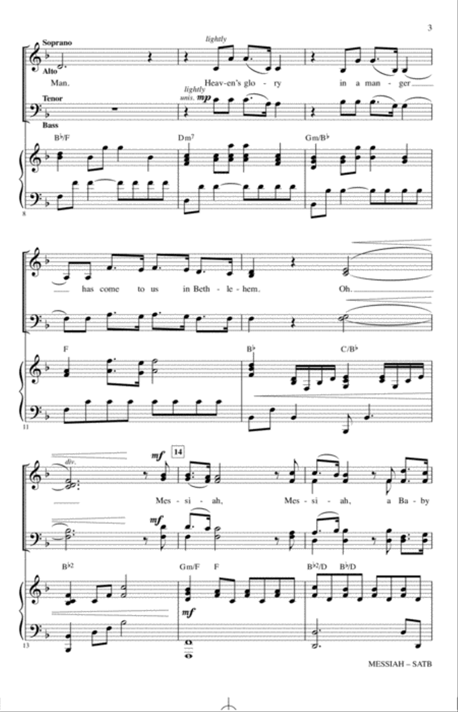 Messiah 4-Part scores gallery preview page 2