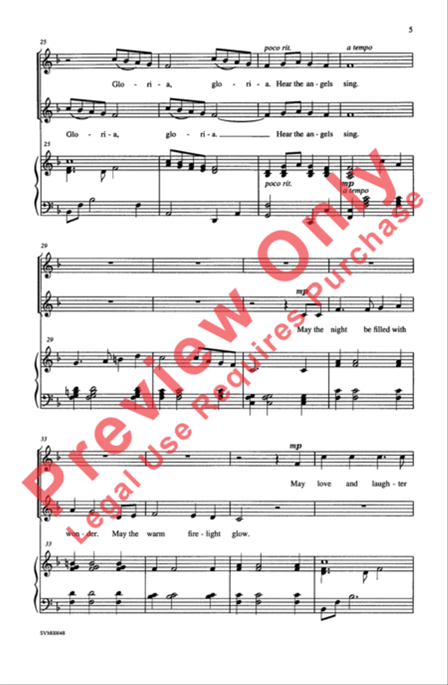 A Christmas Gloria A Christmas Gloria 2-Part scores gallery preview page 4