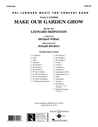 Book cover for Make Our Garden Grow (from Candide) - Conductor Score (Full Score)
