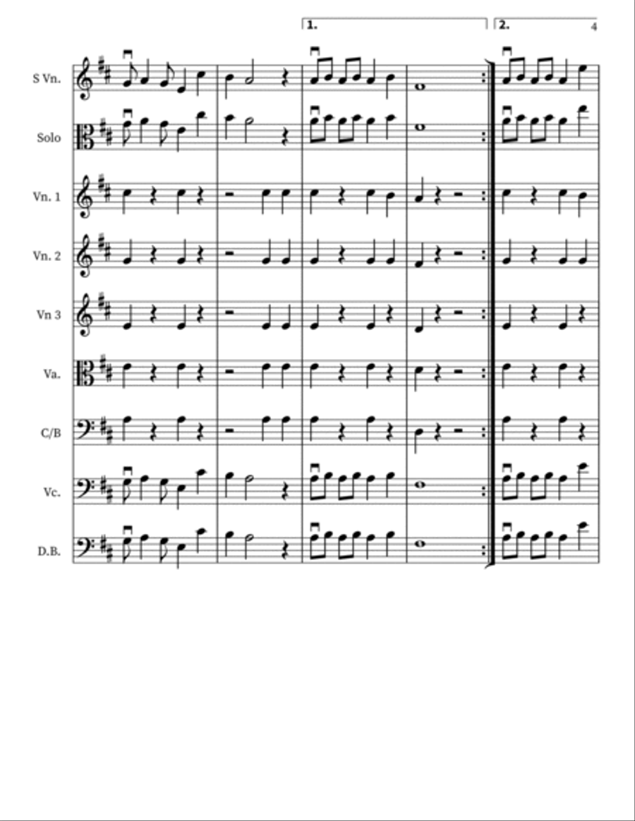 Rudolph The Red-nosed Reindeer Cello scores gallery preview page 4