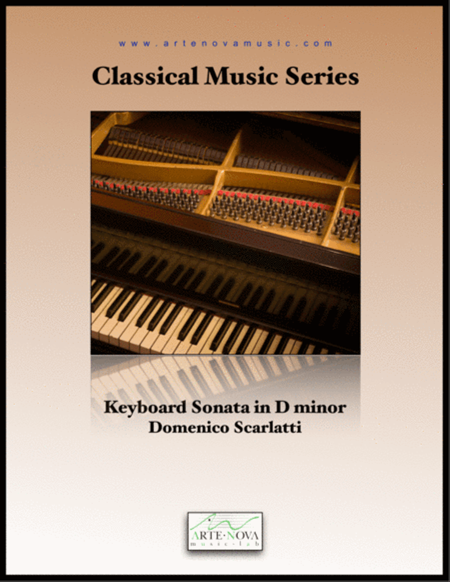 Keyboard Sonata in D minor Harpsichord scores gallery preview page 1