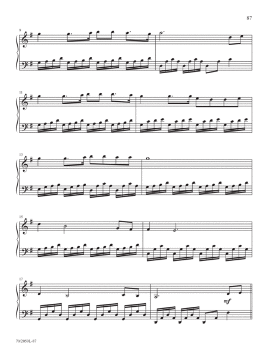 The Church Pianist's Library, Vol. 21 Piano Solo scores gallery preview page 51