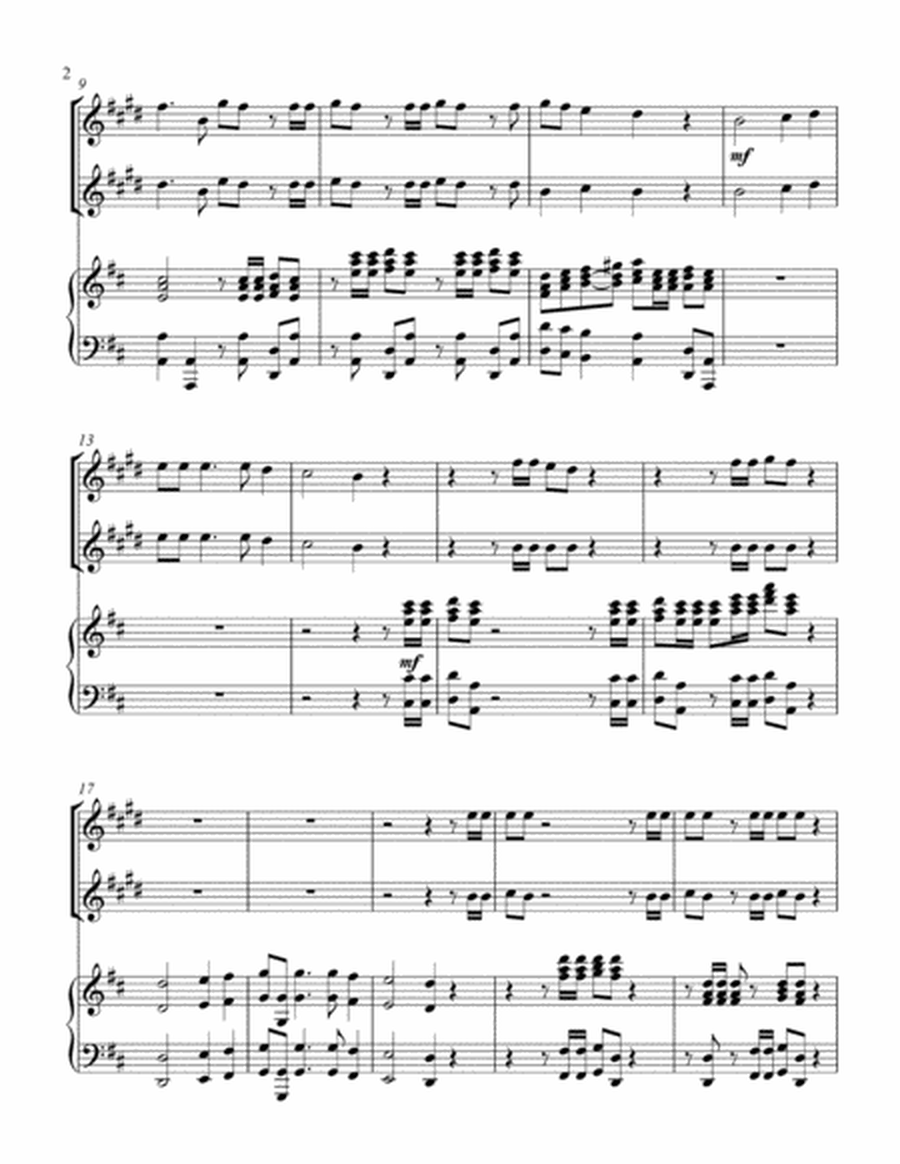 Hallelujah Chorus (treble Bb instrument duet) image number null