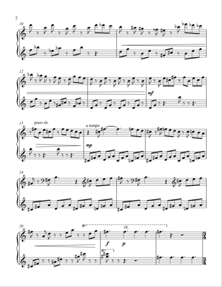 Scherzo Piano Solo scores gallery preview page 2