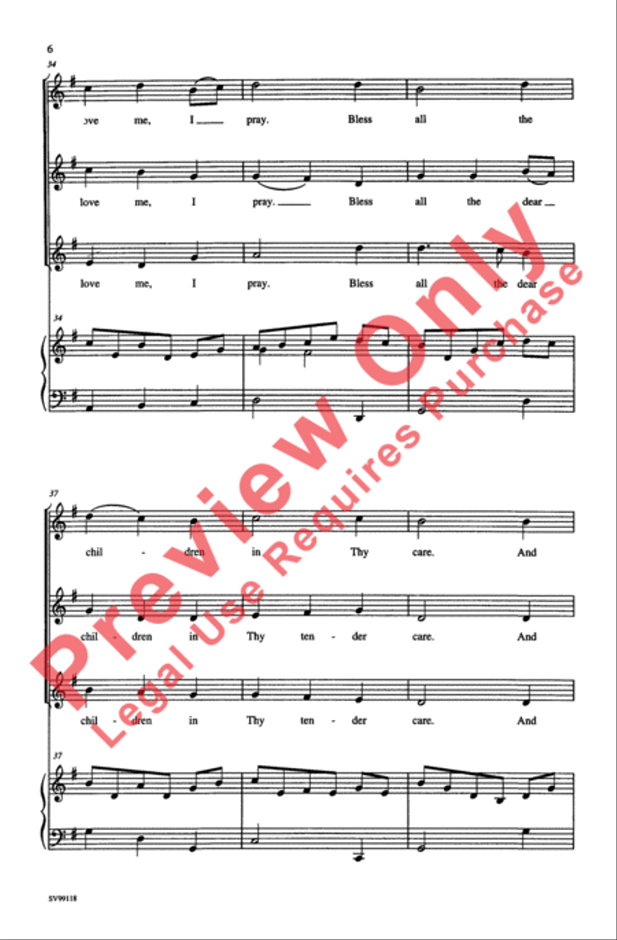 Away in a Manger Away in a Manger 2-Part scores gallery preview page 6