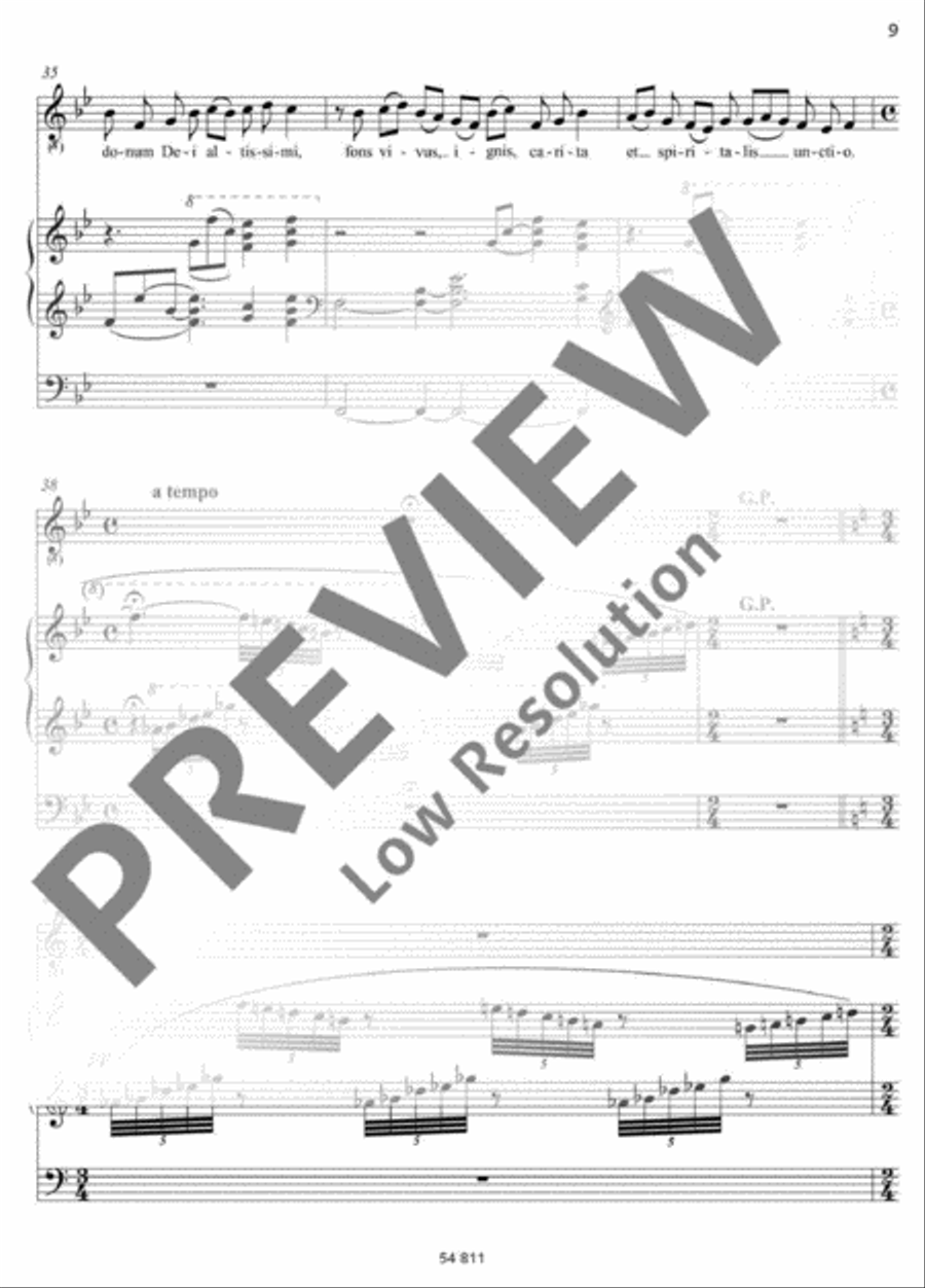 Veni, Creator Spiritus Medium Voice scores gallery preview page 10
