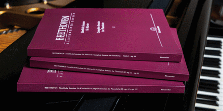 Complete Sonatas for Pianoforte I-III Piano Solo scores gallery preview page 1