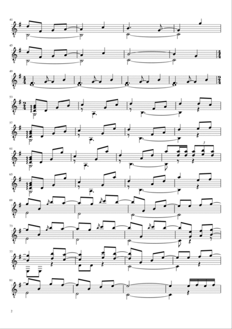 Good Luck! Acoustic Guitar scores gallery preview page 2