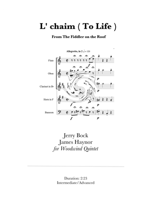 Book cover for L'chaim