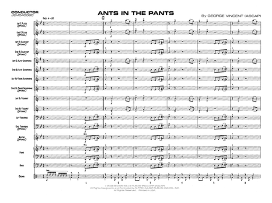 Ants in the Pants Ants in the Pants Jazz Ensemble scores gallery preview page 4