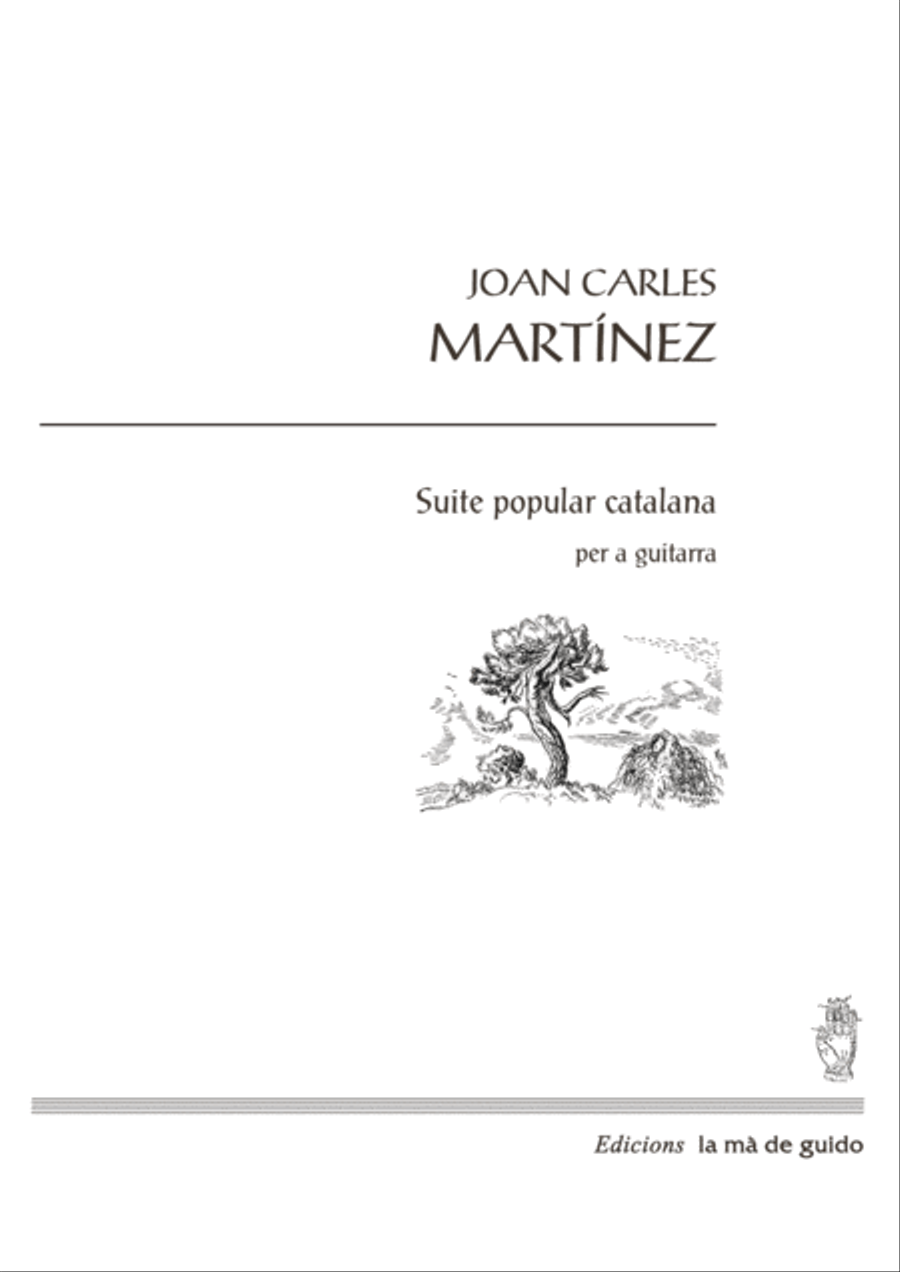 Suite Popular Catalana Classical Guitar scores gallery preview page 1