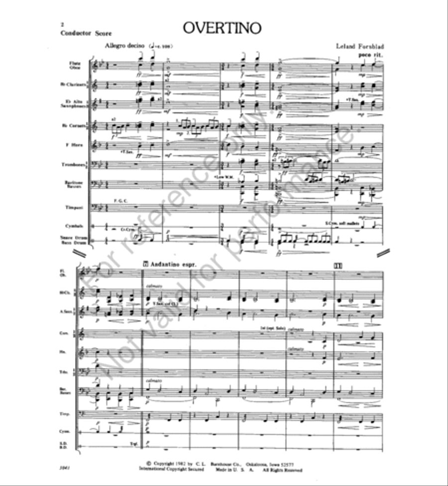 Overtino Overtino Concert Band scores gallery preview page 2
