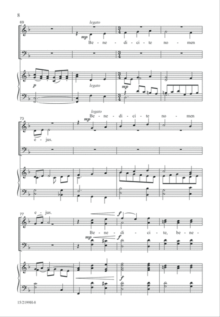 Gloria 4-Part scores gallery preview page 8