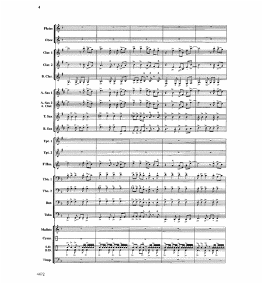 King's Mountain Adventure Concert Band scores gallery preview page 5
