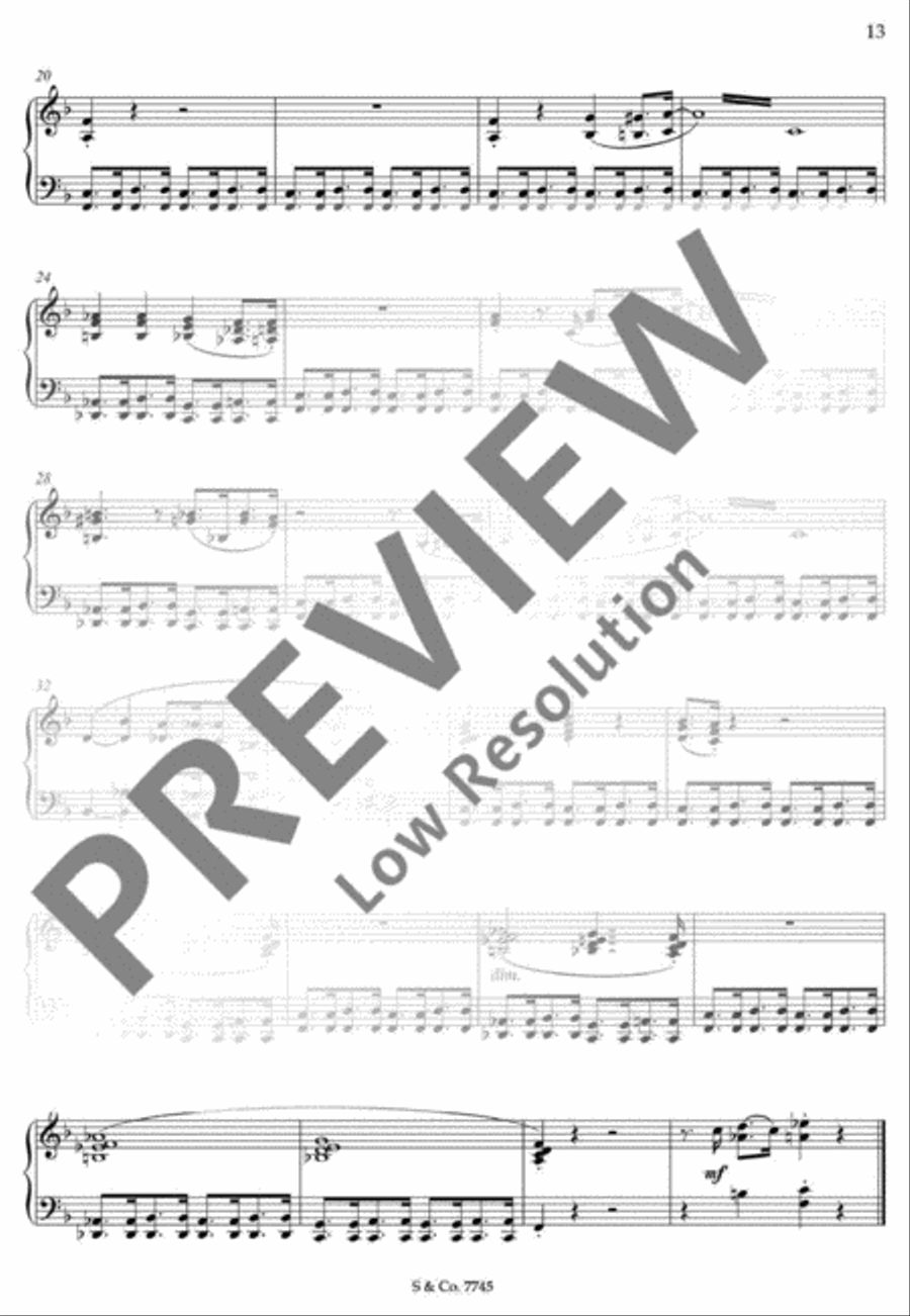 Twinkle, Twinkle Jazzy Star Piano Solo scores gallery preview page 14