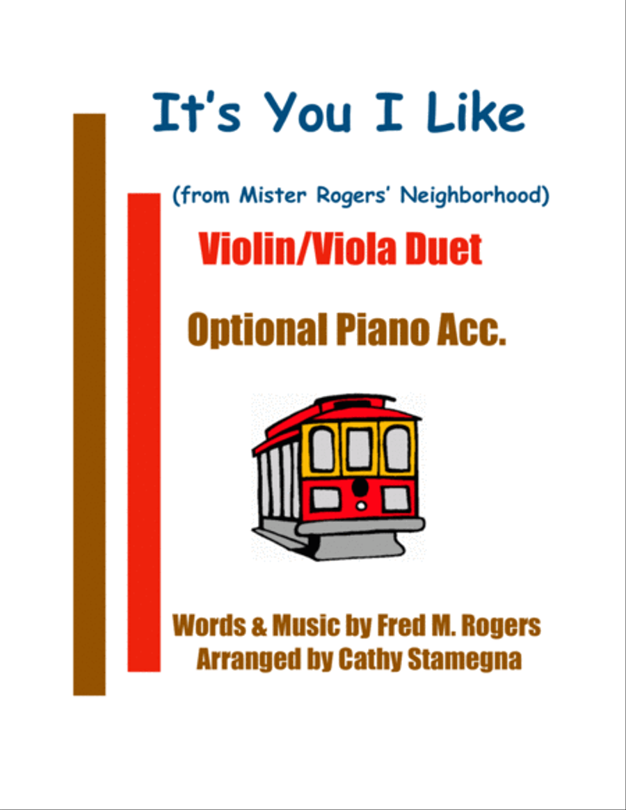 It's You I Like from MISTER ROGERS' NEIGHBORHOOD String Duet scores gallery preview page 1