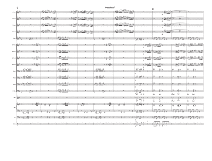Whose House? Whose House? Jazz Ensemble scores gallery preview page 3