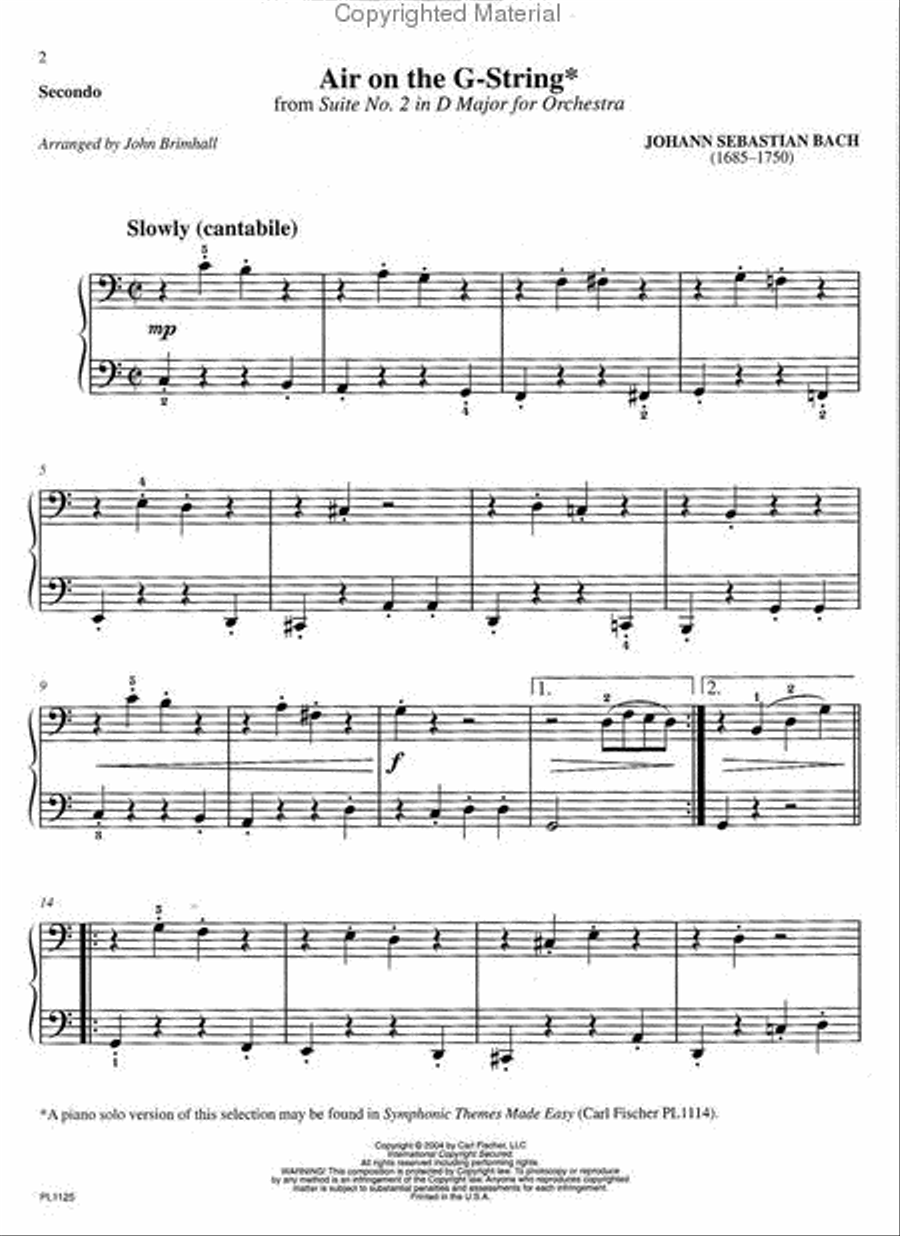 Classical Favorite Duets, Book 1 Piano Duet scores gallery preview page 2