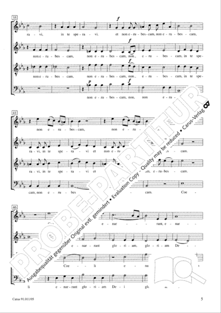 Two Motets (Zwei Motetten) Choir scores gallery preview page 6