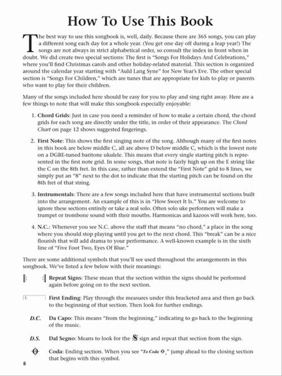 The Daily Ukulele – Baritone Edition Piano scores gallery preview page 8